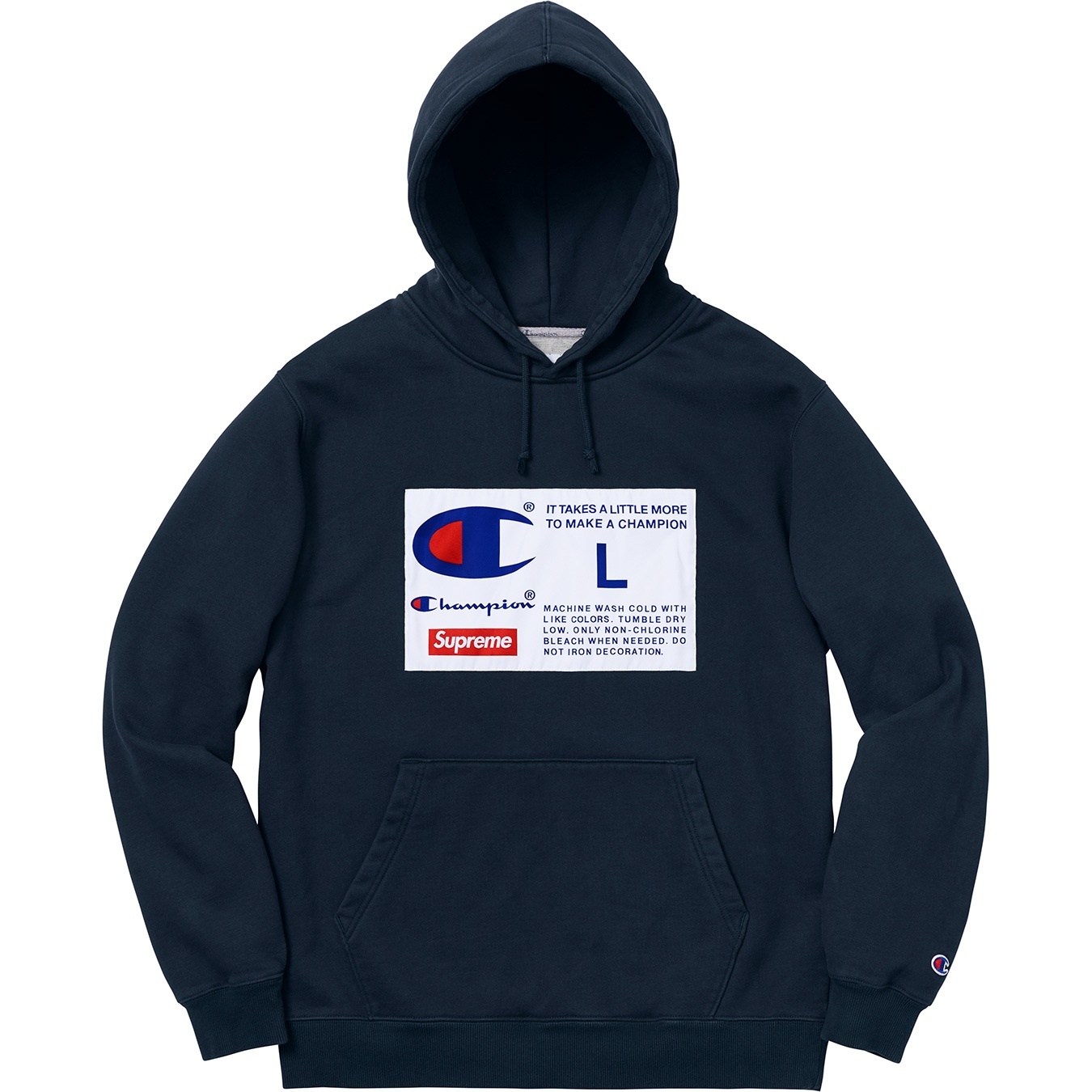 Supreme®/Champion® Label Hooded Sweatshirt view 8